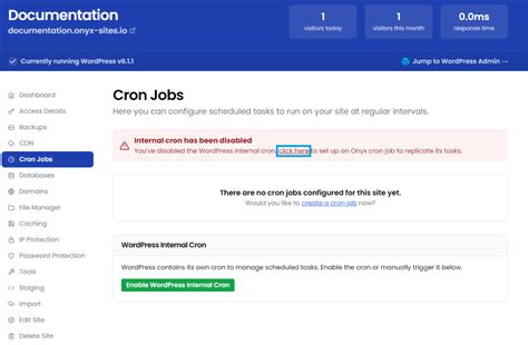 Cron Job Disable