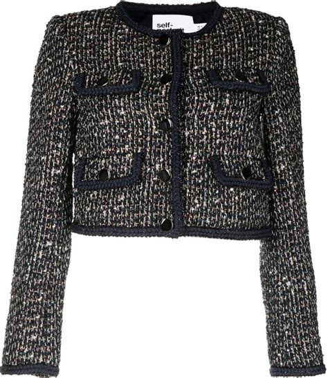 crop boucle jacket