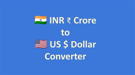 Crore To Dollar