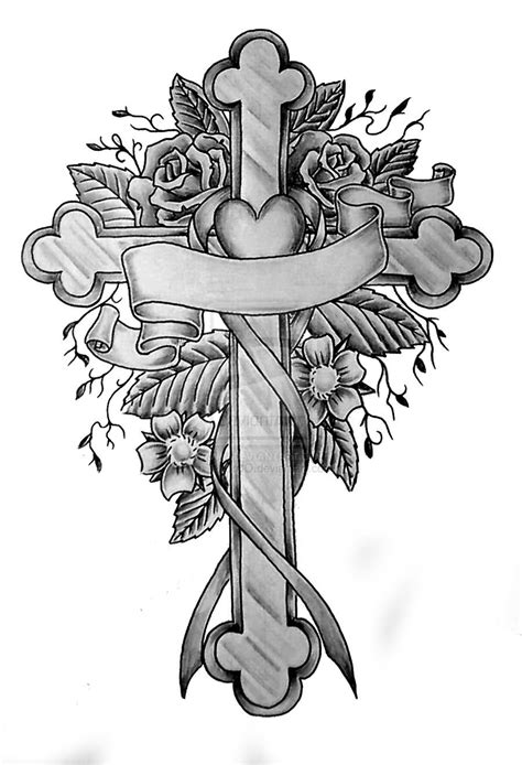 List Of Cross And Ribbon Tattoo Designs References