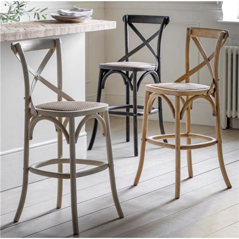 cross back bar stool