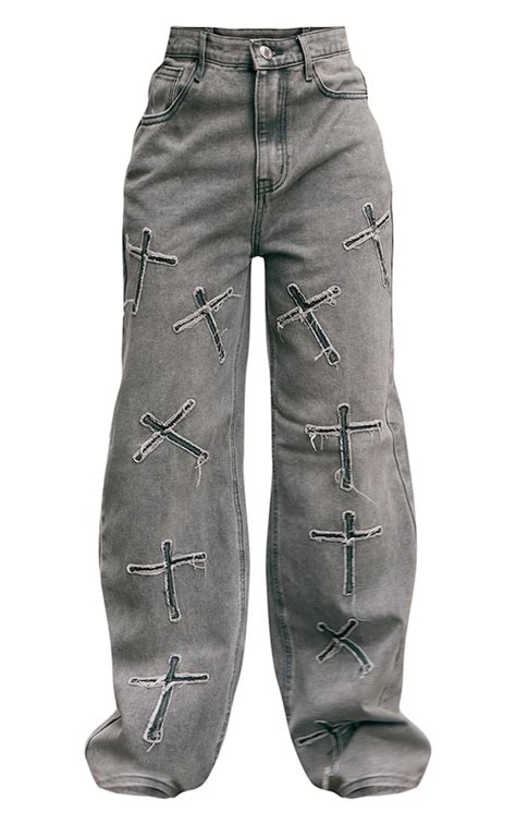 Cross Bottom Jeans