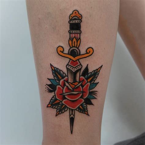 Informative Cross Dagger Tattoo Designs Ideas
