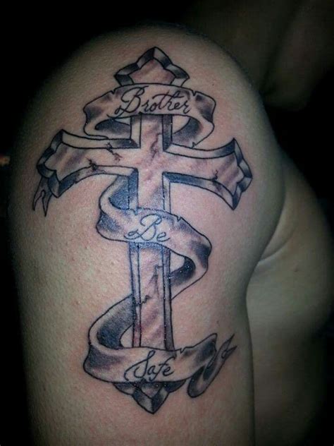The Best Cross Family Pride Banner Tattoo Designs 2023