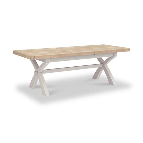 Cross Leg Dining Table Grey