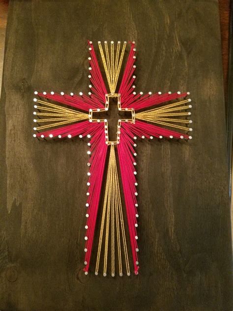 Cross Printable String Art Templates