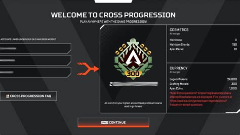 cross progression apex release date