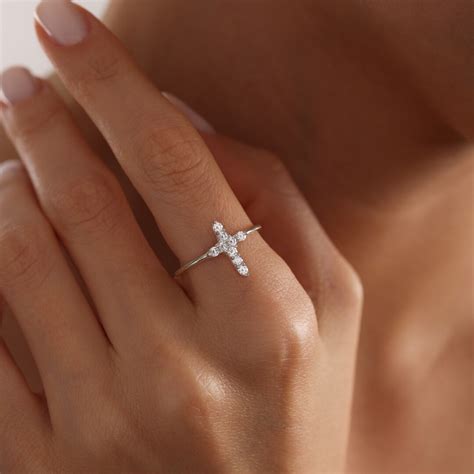Cross Ring Etsy
