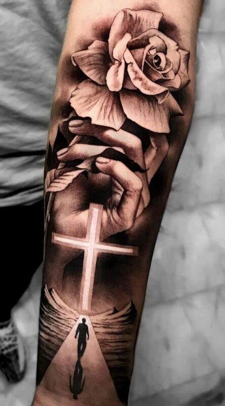 Expert Cross Sleeve Tattoo Designs References