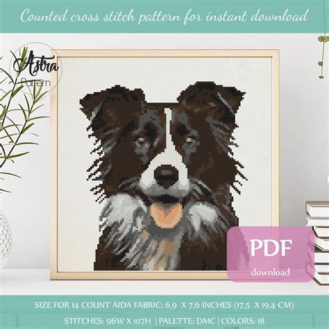 Cross Stitch Border Collie