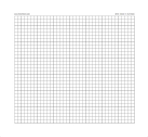 Cross Stitch Grid Paper