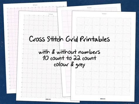Cross Stitch Grid Printable