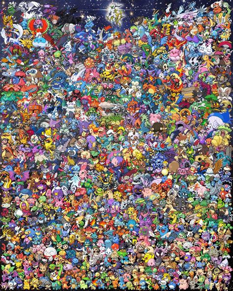 cross stitch of all pokemon