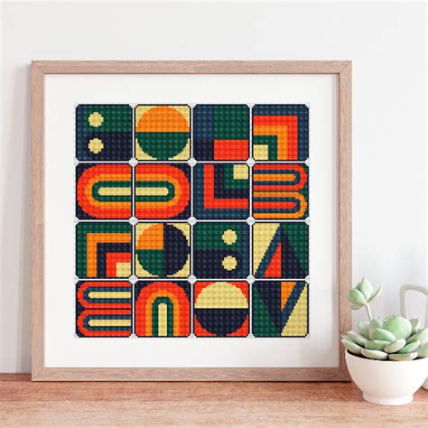 Cross Stitch Pattern Geometric