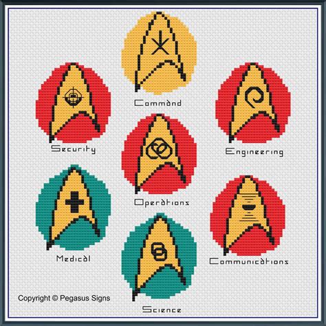 Cross Stitch Patterns Star Trek