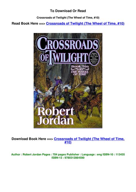 Awasome Crossroads Of Twilight Pdf References
