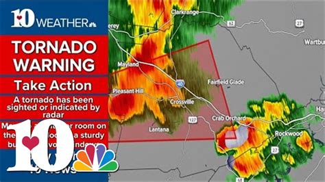 Crossville Tornado Warning
