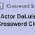 crossword clue actor