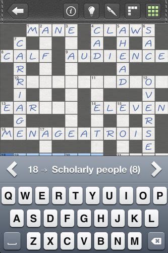 crossword puzzles app