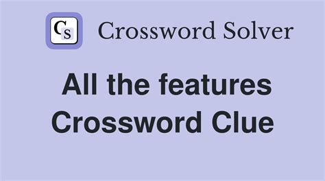 Crossword Solver Features