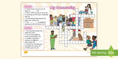 People discussing a crossword puzzle in a social setting