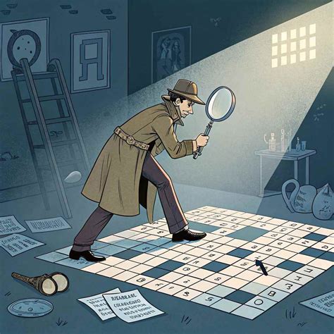 Hands solving a crossword puzzle