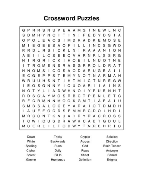 crosswords search