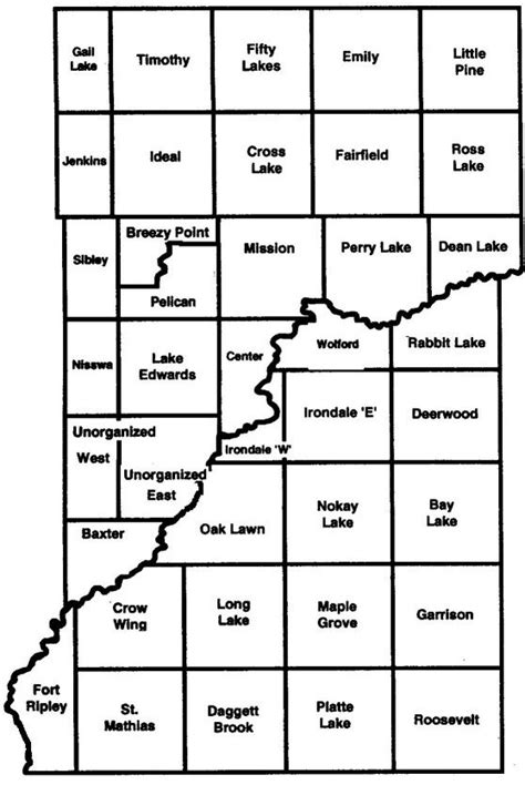 crow wing county property map