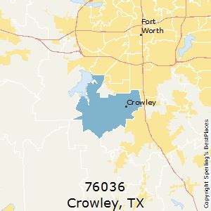 Crowley Zip Code Map