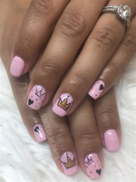 Majestic Crown Nail Designs: Adorn Your Fingers with Regal Elegance
