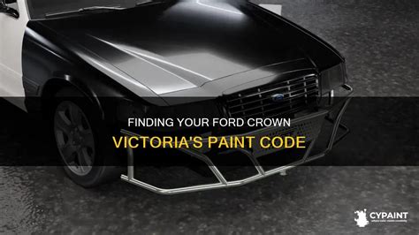 Crown Victoria Paint Code Location