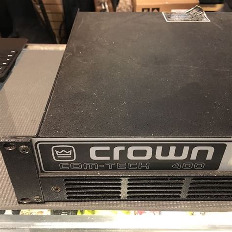 Crown ComTech 400 TwoChannel Power Amplifier eBay