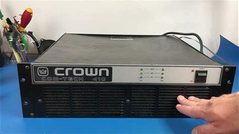 Lot 338 Crown ComTech 410 2Channel Commercial Power Amplifier