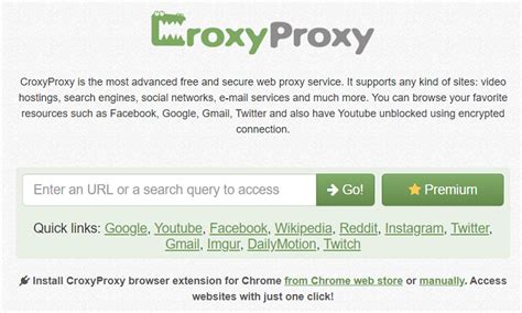croxy proxy site list