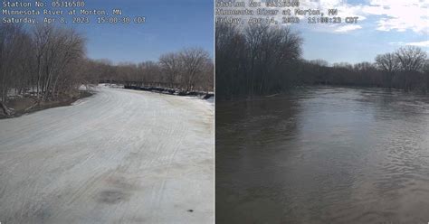Updated Minnesota River reaches major flood stage in Savage; water to