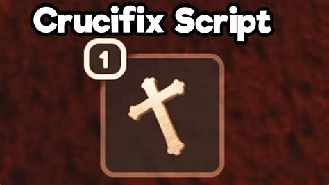 Crucifix Doors Roblox Script Pastebin