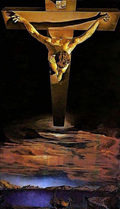 crucifixion painting by salvador dali