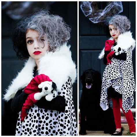 cruella de vil halloween costume kids