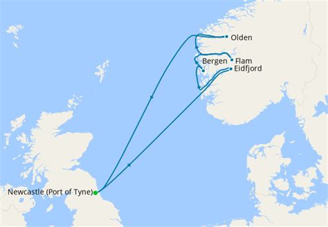 cruise from newcastle to norway and russia