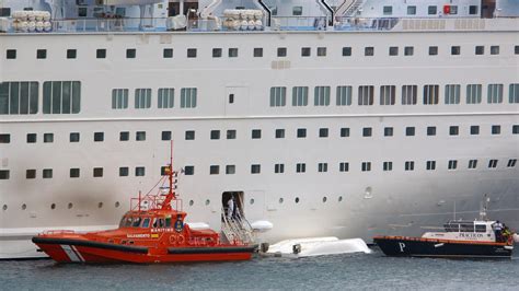 cruise ship accident in spain