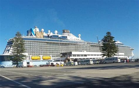 cruise ship in adelaide today