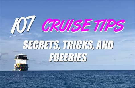 cruise tips and tricks