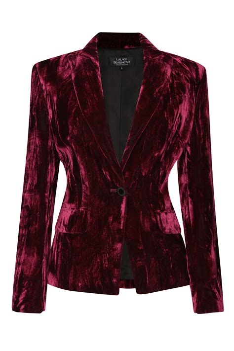 crushed velvet jacket