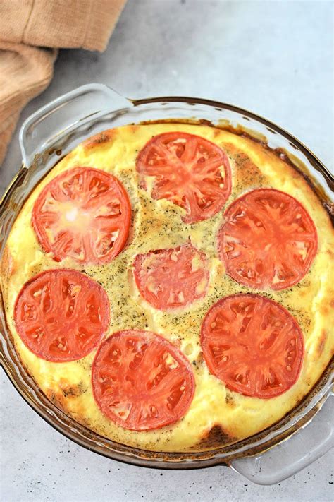 Crustless Quiche Tomato