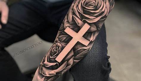 Cruz Con Flores Tattoo Hombre Tatuajes De CRUCES 【⋆ Significados ⋆ Tendencias】