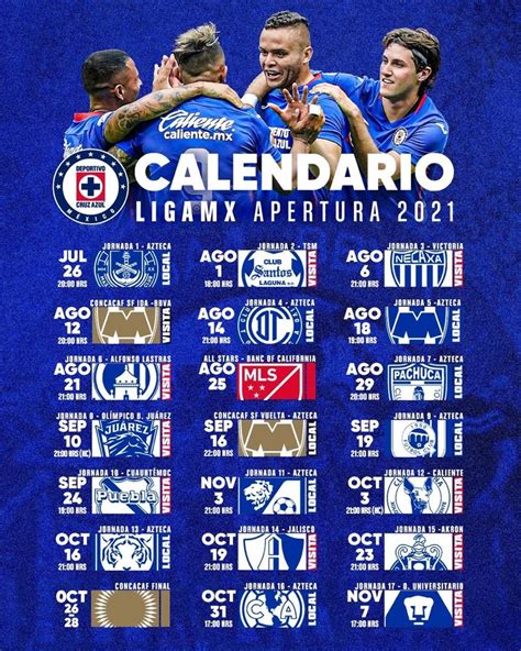 cruz azul schedule 2023