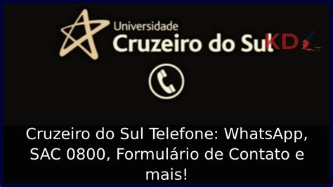 cruzeiro do sul telefone ead