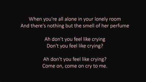 cry on me lyrics