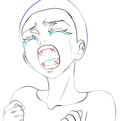 crying drawing base