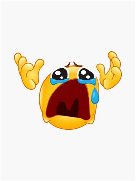 Cursed Crying Emoji Blank Template Imgflip